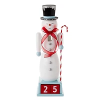 Snowman Christmas Countdown Nutcracker Figurine, 15" for only USD 56.99 | Hallmark