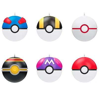 Pokémon Poké Ball Ornaments, Set of 6 for only USD 42.99 | Hallmark