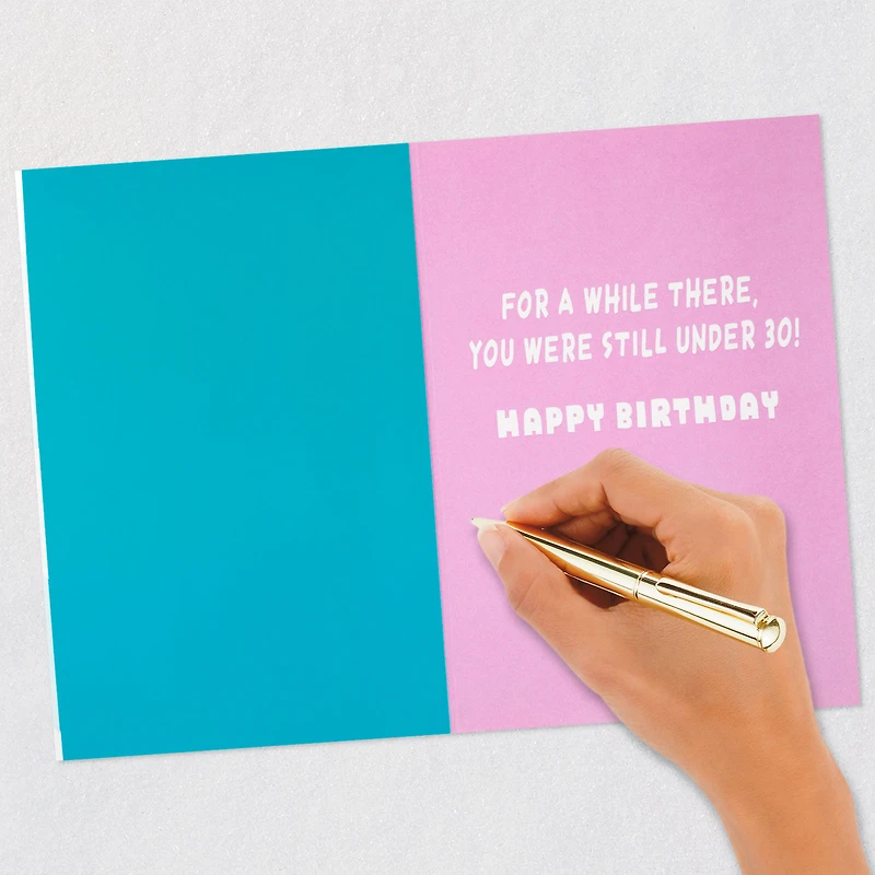 Glittery Numbers Funny 30th Birthday Card for only USD 5.99 | Hallmark