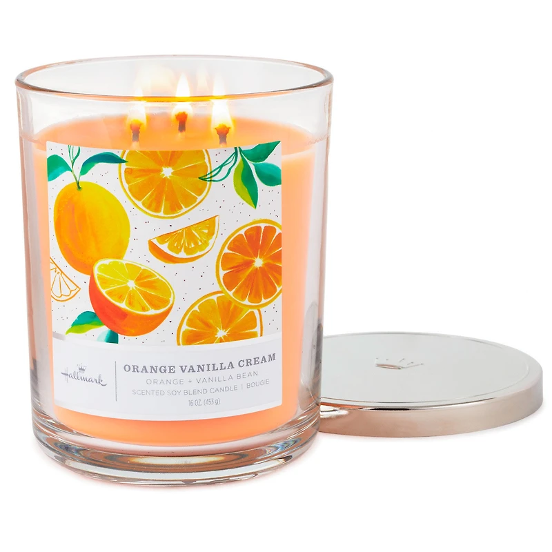 Orange Vanilla Cream 3-Wick Jar Candle, 16 oz. for only USD 29.99 | Hallmark