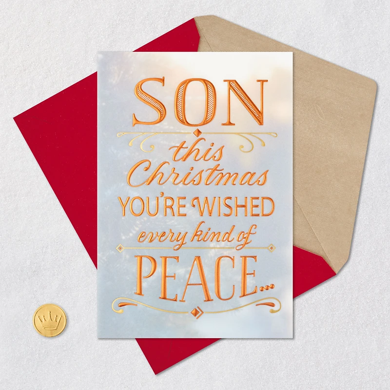 Wishing You Peace Christmas Card for Son for only USD 5.99 | Hallmark