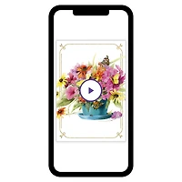 Marjolein Bastin Cheerful Flower Pot Blank Custom Card for only USD 4.99 | Hallmark