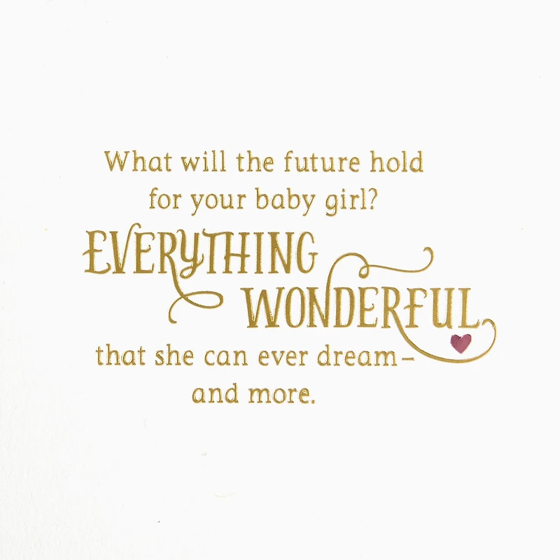 A Future Filled With Love New Baby Girl Card for only USD 6.59 | Hallmark