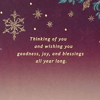 Wishing You Goodness, Joy and Blessings Christmas Card for only USD 6.99 | Hallmark