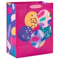 9.6" Bright Balloons on Fuchsia Medium Birthday Gift Bag for only USD 3.49 | Hallmark