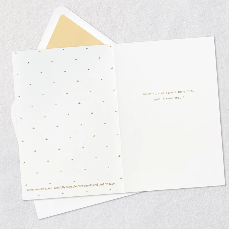 Peace Dove Christmas Card With Ornament for only USD 9.99 | Hallmark