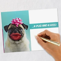 A Pug and a Kiss Funny Mother's Day Card for Grandma for only USD 4.99 | Hallmark