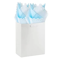Blue Stripes and White Lace-Edged 2-Pack Tissue Paper, 4 sheets total for only USD 4.49 | Hallmark