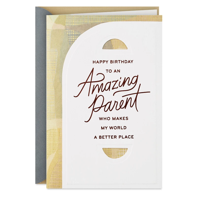 You Make My World Better Birthday Card for Parent for only USD 5.99 | Hallmark