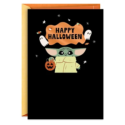 Star Wars: The Mandalorian™ Grogu™ and Ghosts Halloween Card for only USD 2.99 | Hallmark