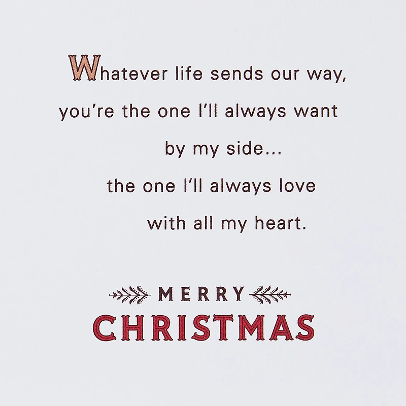 You'll Always Be the One Christmas Card for Wife for only USD 7.99 | Hallmark