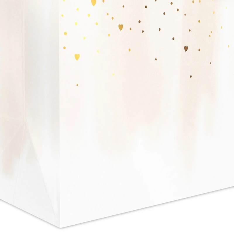 9.6" Metallic Wash With Gold Hearts Medium Gift Bag for only USD 4.49 | Hallmark