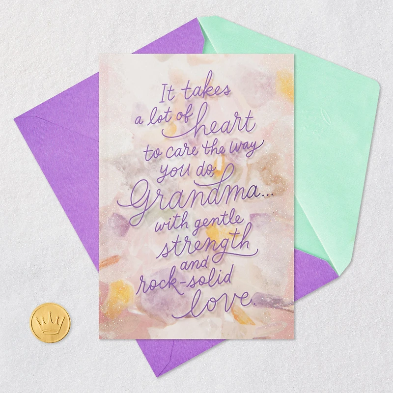 Gentle Strength and Rock-Solid Love Birthday Card for Grandma for only USD 7.59 | Hallmark