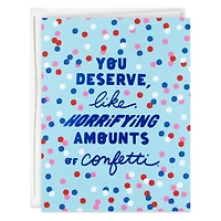 Horrifying Amounts of Confetti Congratulations Card for only USD 3.99 | Hallmark