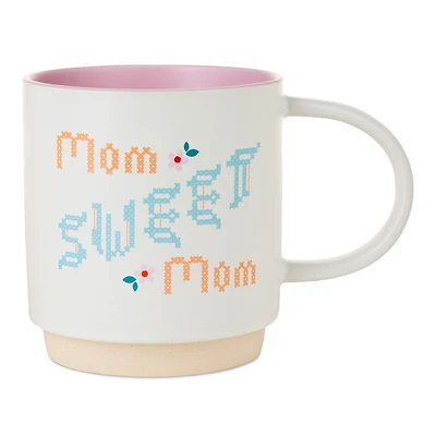 Mom Sweet Mom Cross-Stitch Mug, 16 oz. for only USD 16.99 | Hallmark