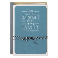 You're an Important Part of Our Family Father's Day Card for only USD 5.29 | Hallmark