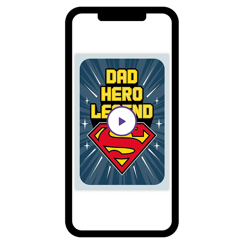 DC™ Superman™ Dad Hero Legend Custom Father's Day Card for only USD 4.99 | Hallmark