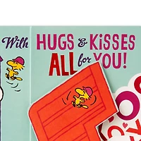 Peanuts® Snoopy and Woodstock Hugs and Kisses Funny Pop-Up Valentine's Day Card for only USD 7.59 | Hallmark