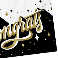 "Congrats" Gold and Black Graduation Cocktail Napkins, Pack of 20 for only USD 4.49 | Hallmark