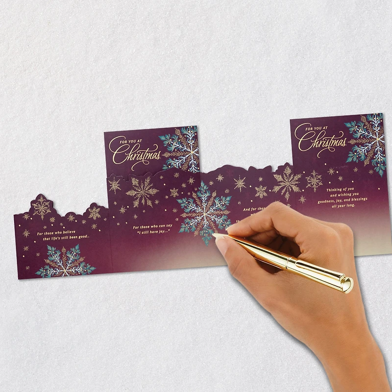 Wishing You Goodness, Joy and Blessings Christmas Card for only USD 6.99 | Hallmark