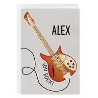 You Rock Guitar Custom Encouragement Card for only USD 4.99 | Hallmark