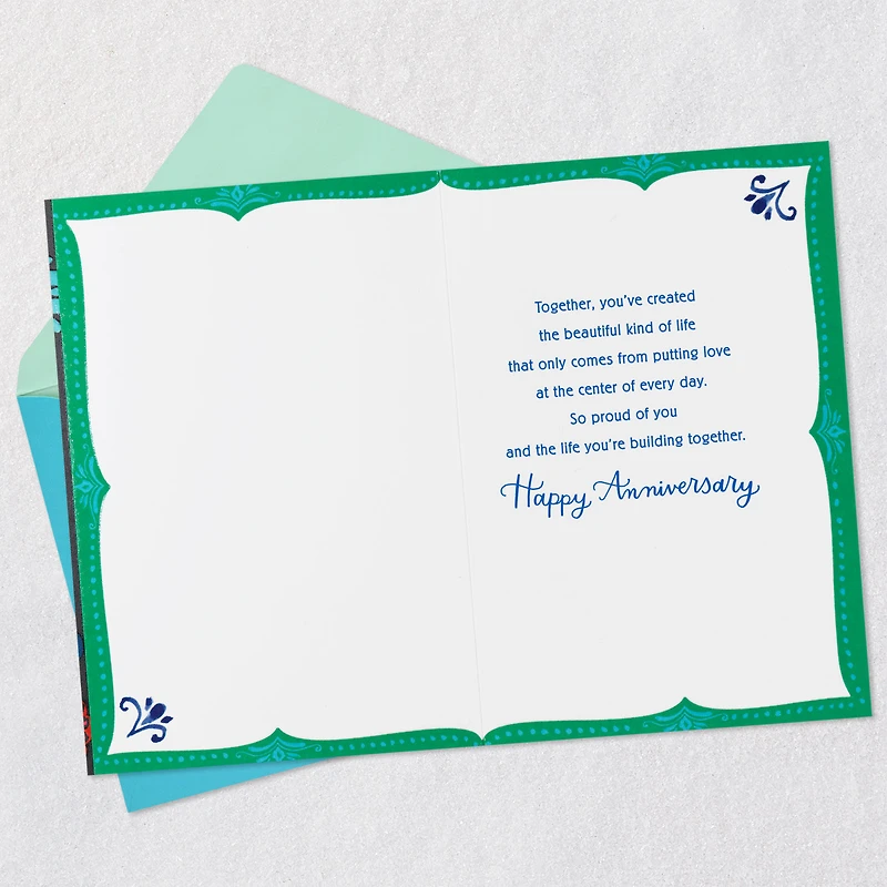 Putting Love at the Center Anniversary Card for Daughter and Son-in-Law for only USD 4.99 | Hallmark