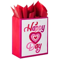 6.5" Happy Heart Day Small Valentine's Day Gift Bag With Tissue Paper for only USD 5.99 | Hallmark