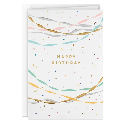 Party Streamers and Confetti Blank Birthday Card for only USD 5.99 | Hallmark