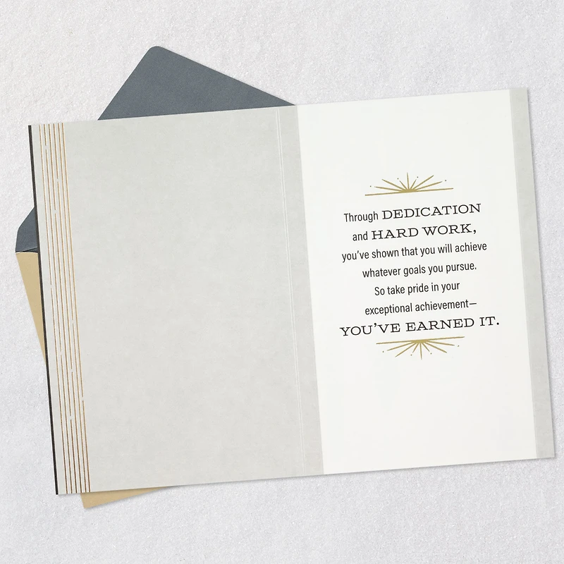 Dedication and Hard Work Graduation Card for Doctorate for only USD 4.59 | Hallmark