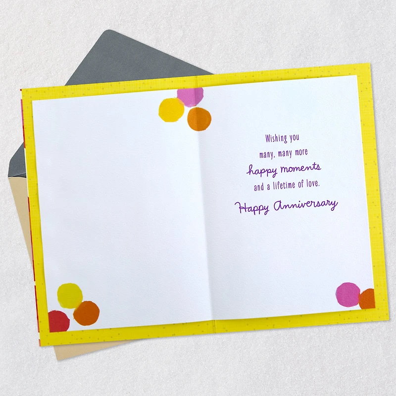 The Sum of Small, Happy Moments Anniversary Card for Couple for only USD 6.99 | Hallmark