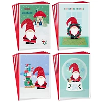 Gnome Holiday Fun Boxed Christmas Cards Assortment, Pack of 16 for only USD 9.99 | Hallmark