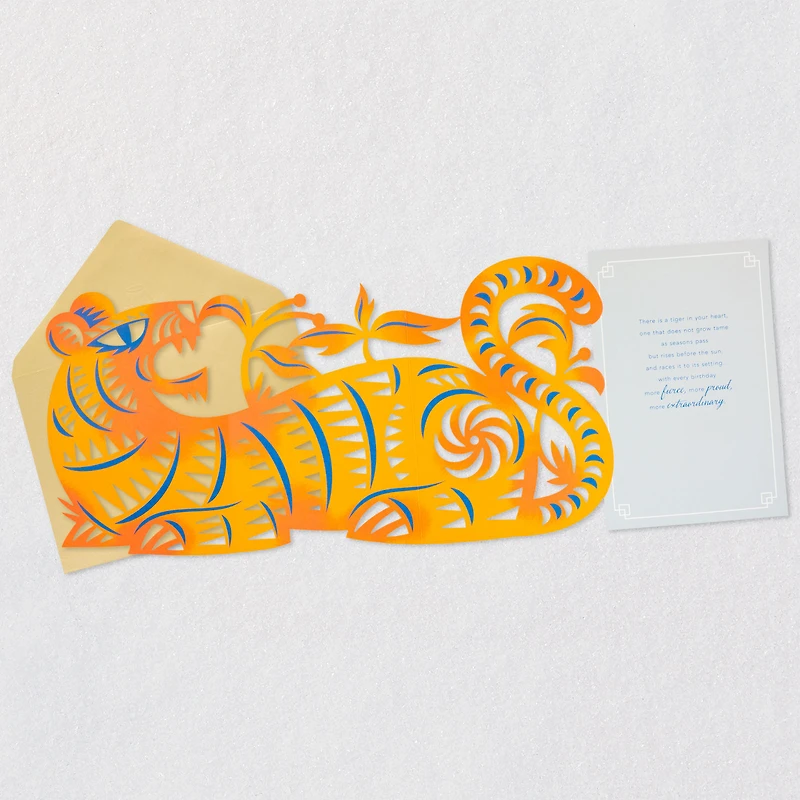 Year of the Tiger Chinese Zodiac Birthday Card for only USD 6.99 | Hallmark