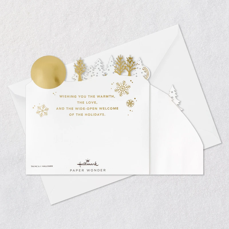 Winter Wonderland Musical 3D Pop-Up Holiday Card With Light for only USD 9.99 | Hallmark