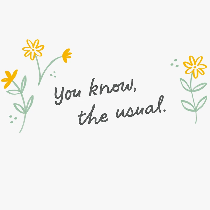 You're in My Thoughts as Usual Thinking of You Card for only USD 2.99 | Hallmark