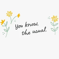 You're in My Thoughts as Usual Thinking of You Card for only USD 2.99 | Hallmark