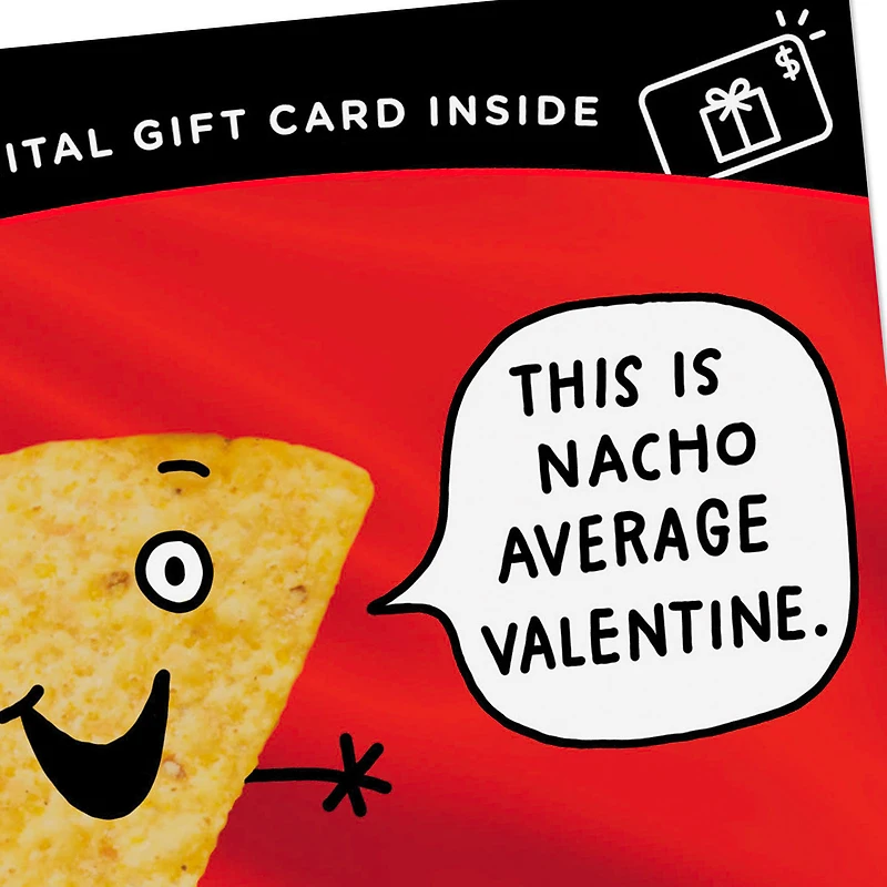 Nacho Average Valentine Gift Card Greeting Funny Valentine's Day Card for only USD 4.99 | Hallmark