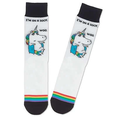 Shoebox Sarcastic Unicorn Funny Crew Socks for only USD 12.99 | Hallmark