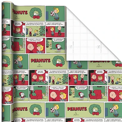 Peanuts® Classic Comics Jumbo Christmas Wrapping Paper Roll, 70 sq. ft. for only USD 9.99 | Hallmark
