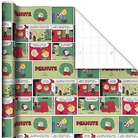 Peanuts® Classic Comics Jumbo Christmas Wrapping Paper Roll, 70 sq. ft. for only USD 9.99 | Hallmark