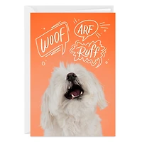 Dog Speak Funny Custom Card for only USD 4.99 | Hallmark