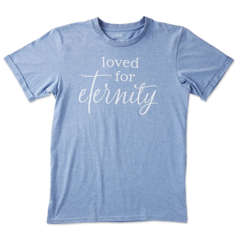 DaySpring Loved for Eternity Heather Slate T-Shirt for only USD 28.99 | Hallmark