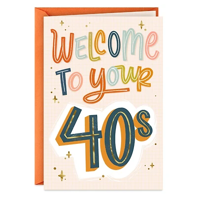 My Knee Hurts in Your Honor Funny 40th Birthday Card for only USD 4.49 | Hallmark