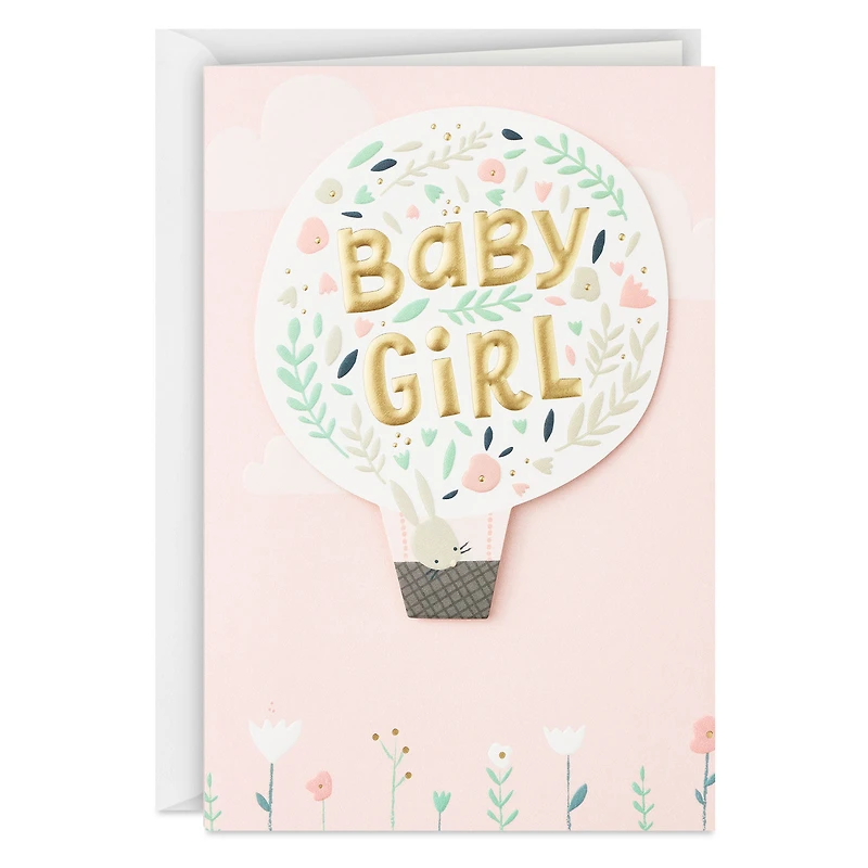 Luckiest Baby Ever New Baby Card for Girl for only USD 6.99 | Hallmark