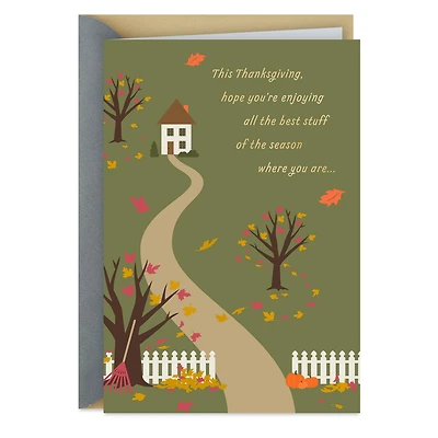 All the Thankful Thoughts Across the Miles Thanksgiving Card for only USD 2.99 | Hallmark