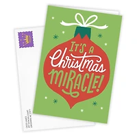 It's a Miracle Funny Custom Christmas Card for only USD 4.99 | Hallmark