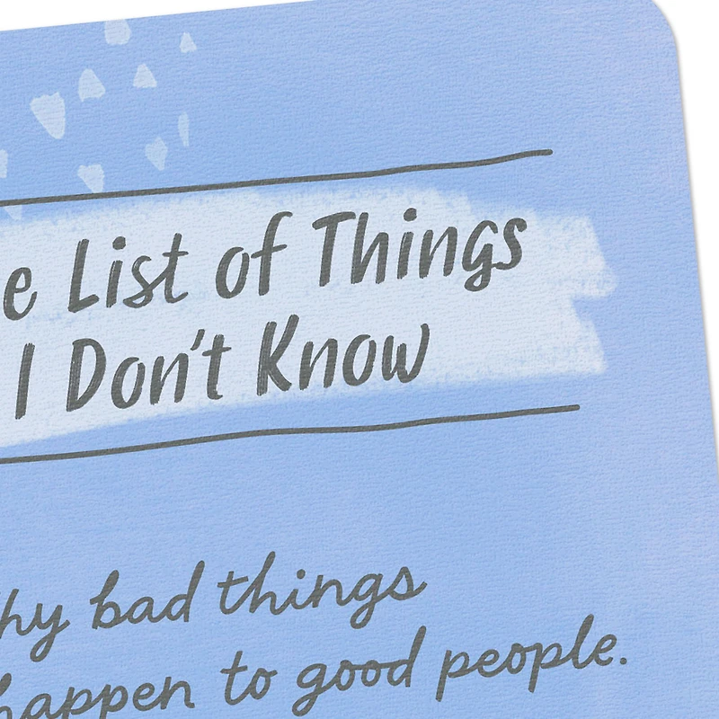 The List of Things I Know Encouragement Card for only USD 2.99 | Hallmark