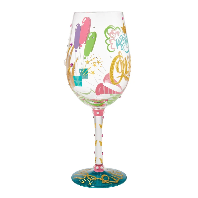 Lolita Birthday Queen Handpainted Wine Glass, 15 oz. for only USD 34.99 | Hallmark
