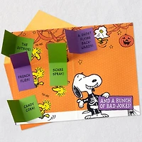 Peanuts® Snoopy and Woodstock Love and Jokes Funny Pop-Up Halloween Card for only USD 6.99 | Hallmark