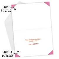 Festive Pink Custom Birthday Card for Girl for only USD 4.99 | Hallmark