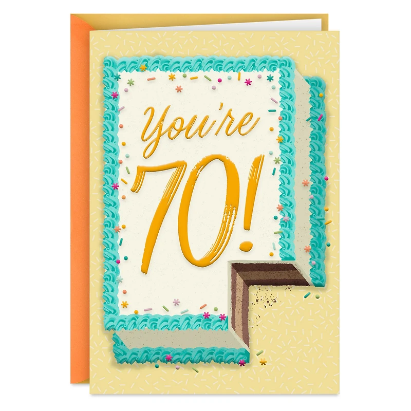 Time to Celebrate 70th Birthday Card for only USD 3.99 | Hallmark
